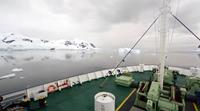 On board a cruise in Antarctica